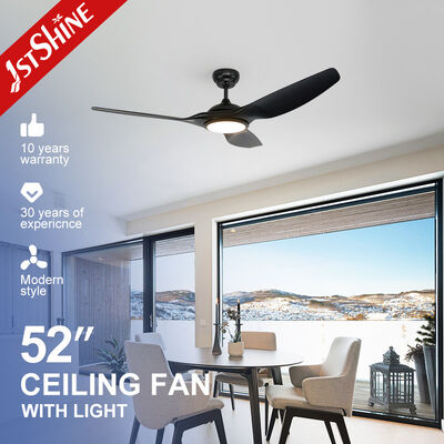 سعر جيد مصدر 35W 6 سرعة DC مروحة السقف المحرك مع التحكم عن بعد شفرات ABS سوداء متصل