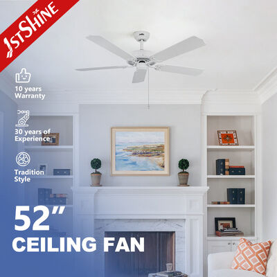 سعر جيد الديكور الداخلي 35W 52 بوصة مروحة السقف مع سحب سلسلة 4 Mdf شفرات محرك AC متصل